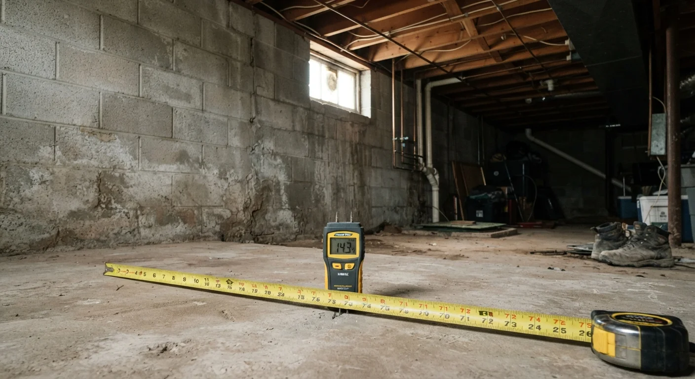 Basement Finishing: What Moisture Testing, Egress, and Ceiling Height Mean for Your Plans
