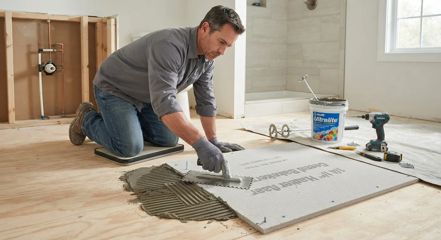 Bathroom Tile Installation: Surface Prep Is More Important Than the Tile Itself