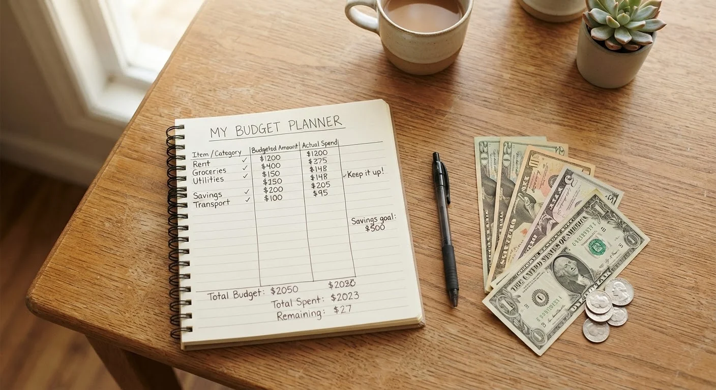 Building Your First Real Budget When You Have Nothing Left Over