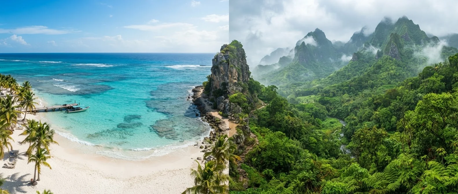Coastal vs. Mountain Caribbean: Choosing Between Beach and Highland Destinations