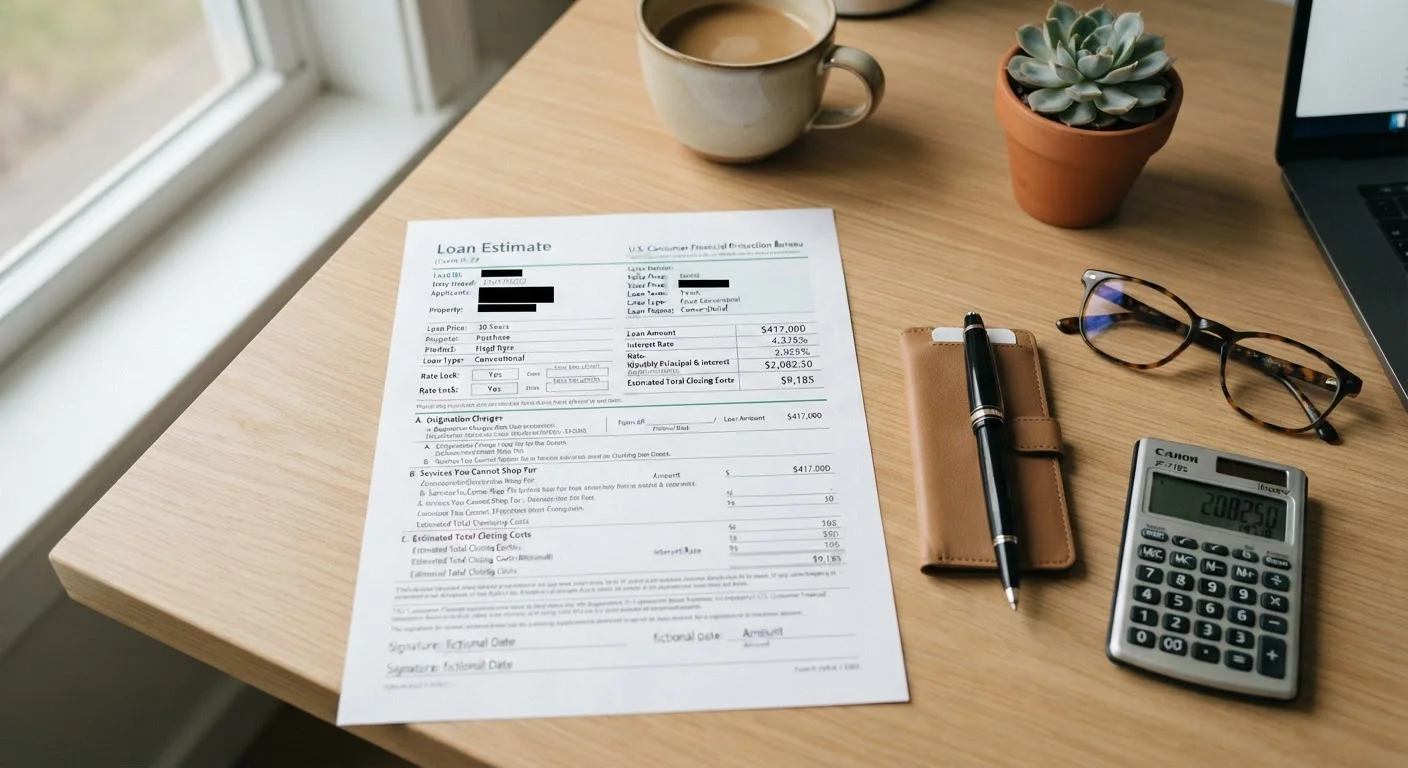 Reading a Loan Estimate Without Getting Lost in the Numbers