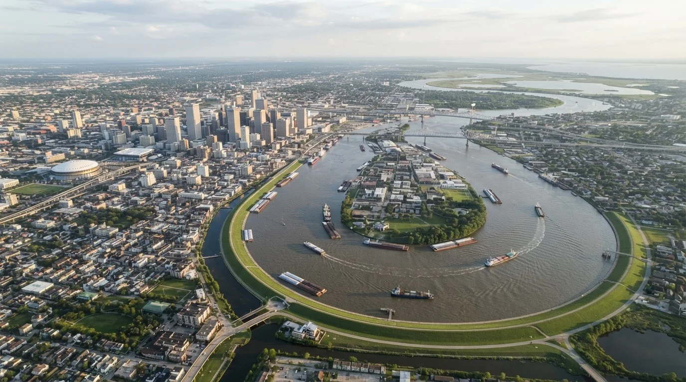 The Geography Behind New Orleans: Why the City Is Built the Way It Is