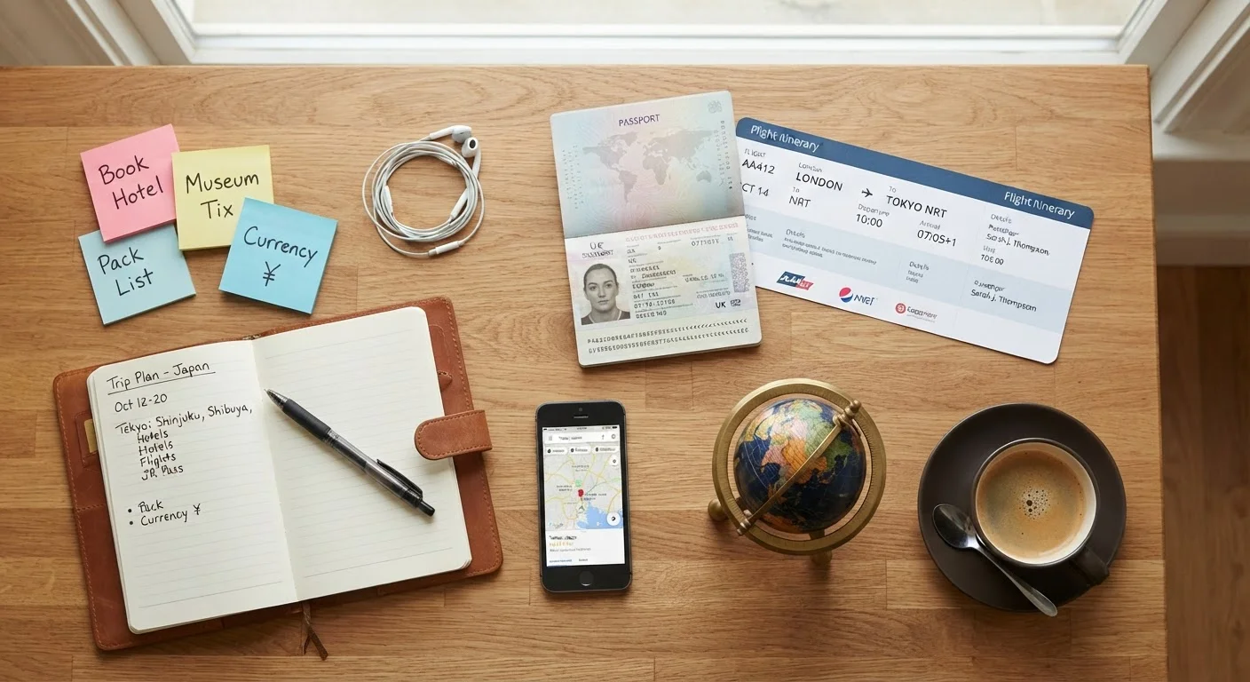 The Trip Planning Checklist: From First Idea to Departure Gate