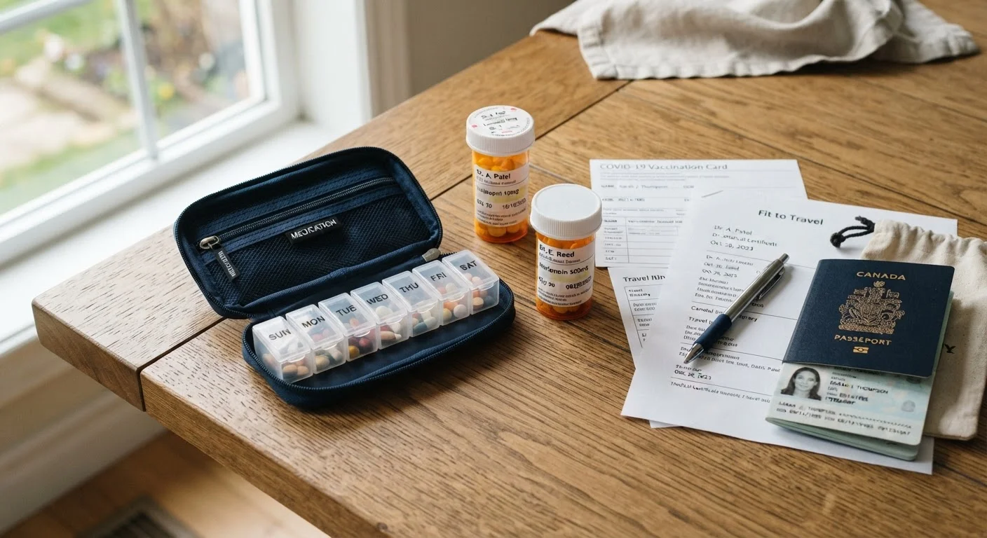 Traveling with Medications: Documentation, Storage, and Border Considerations